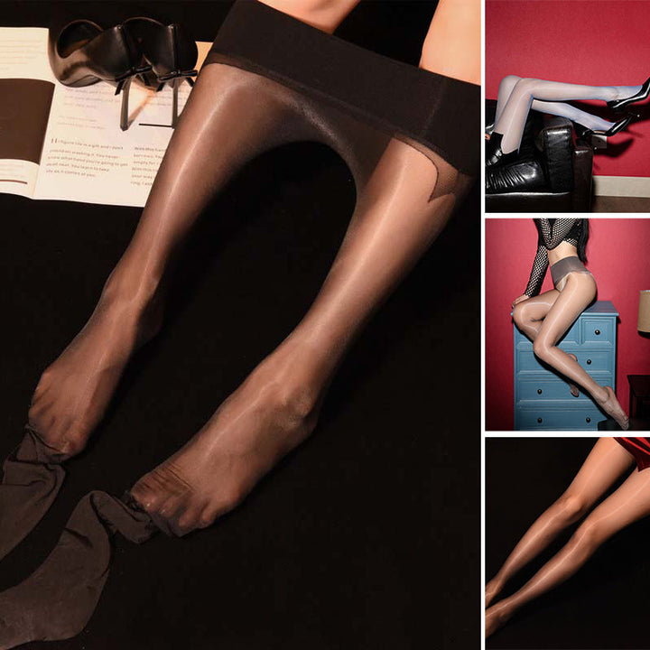 BowLift | Oil-soaked 1D ultra-thin sexy pearlescent stockings