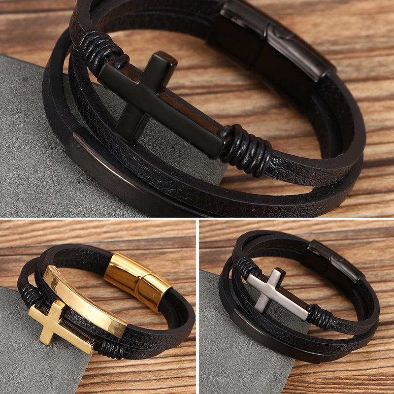 BowLift | Multi-layered cross bracelet