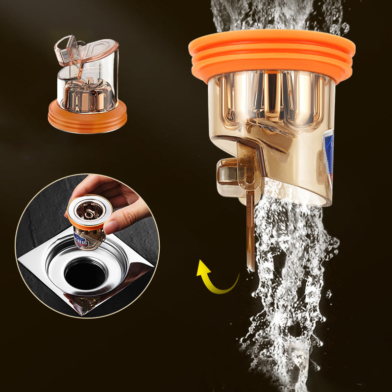 Universal double deodorant floor drain core | Bowlift