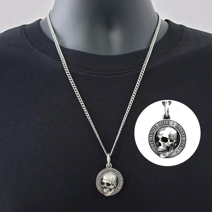 BowLift | Skull Necklace Made of Titanium Steel