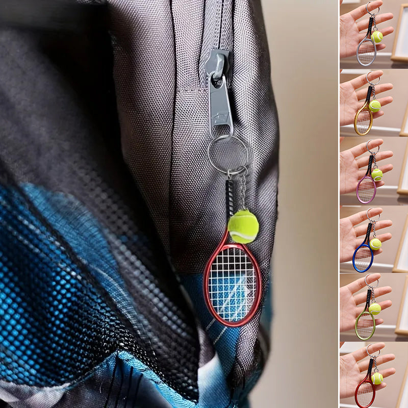 BowLift | Mini tennis racket keychain
