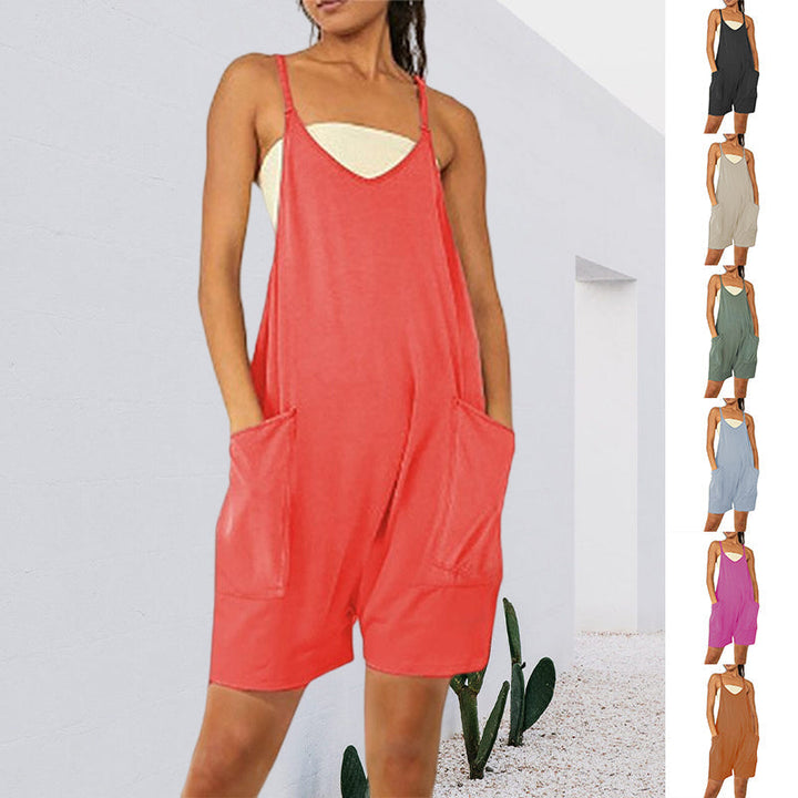 Sleeveless dress with pockets | Bowlift