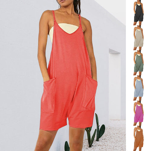Sleeveless dress with pockets | Bowlift