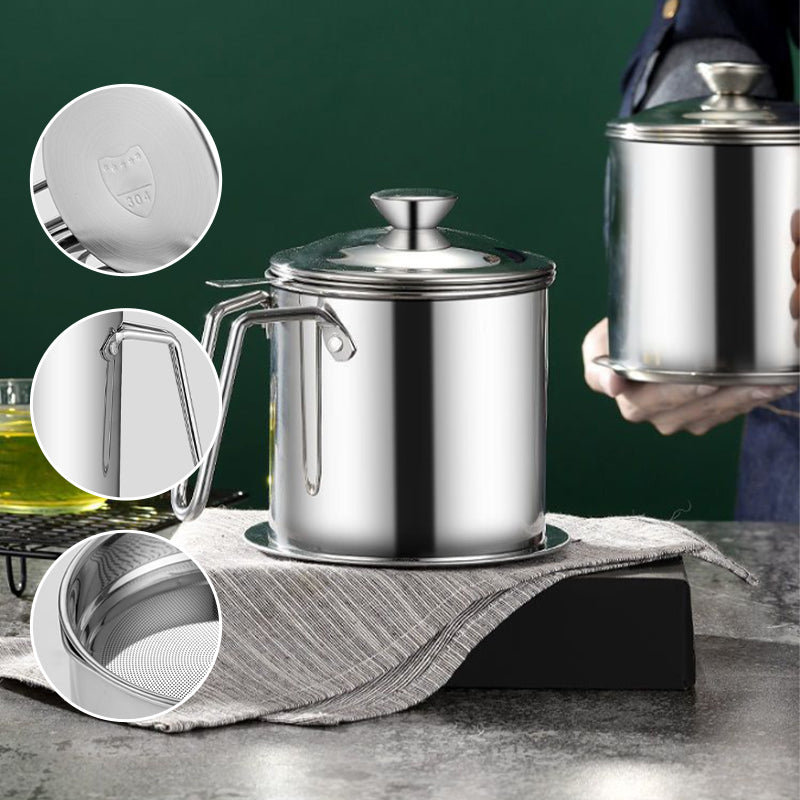 Stainless Steel Oil Filter Pot | Bowlift