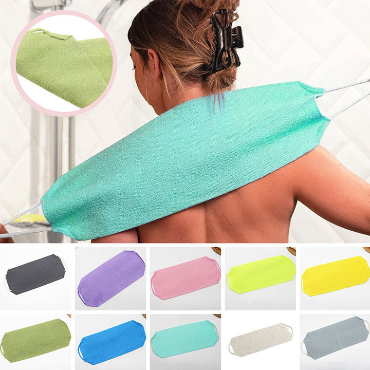 Stretchable Back Rub Bath Towel | Bowlift