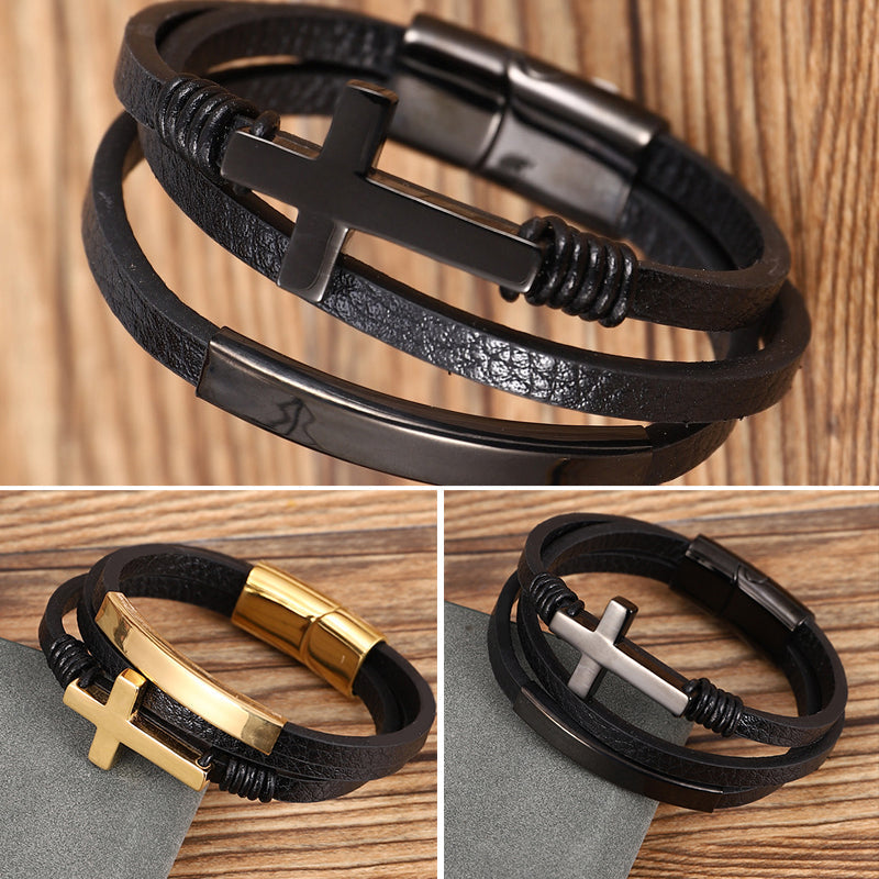 BowLift | Multi-layered cross bracelet