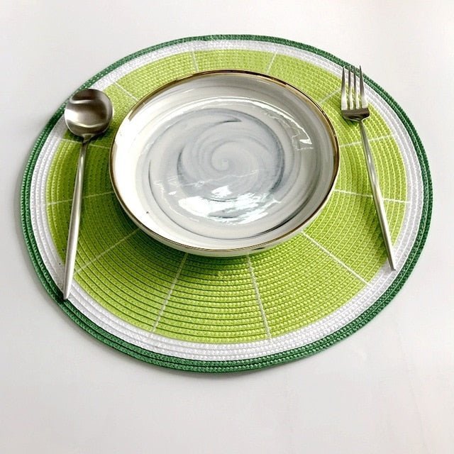 BowLift | Decorative placemat set with fruit motifs