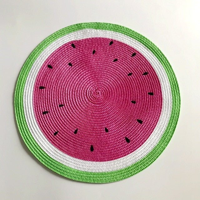 BowLift | Decorative placemat set with fruit motifs