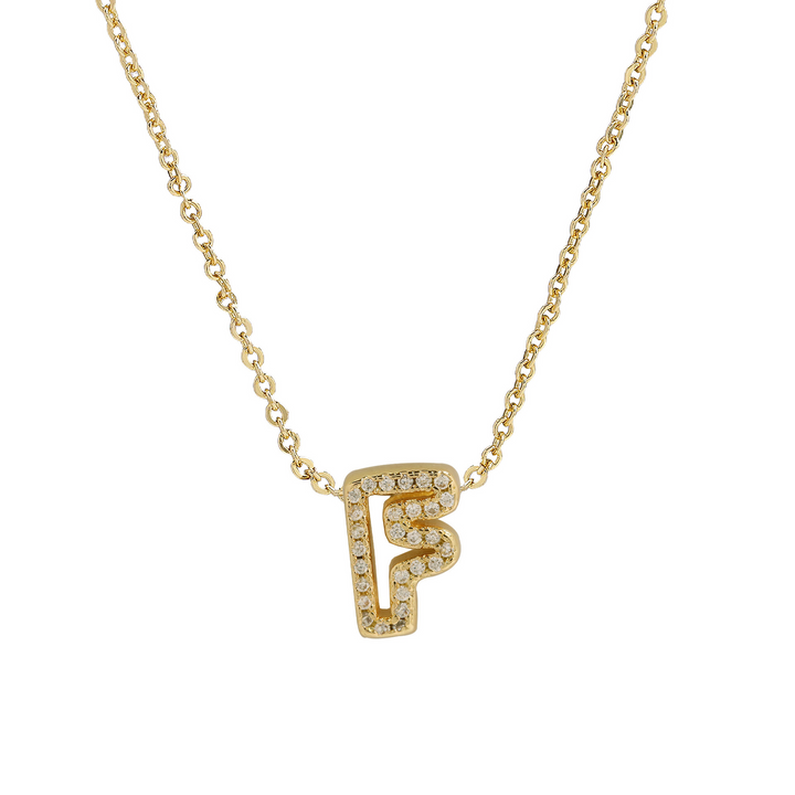 BowLift | Dazzling Diamond Initial Necklace