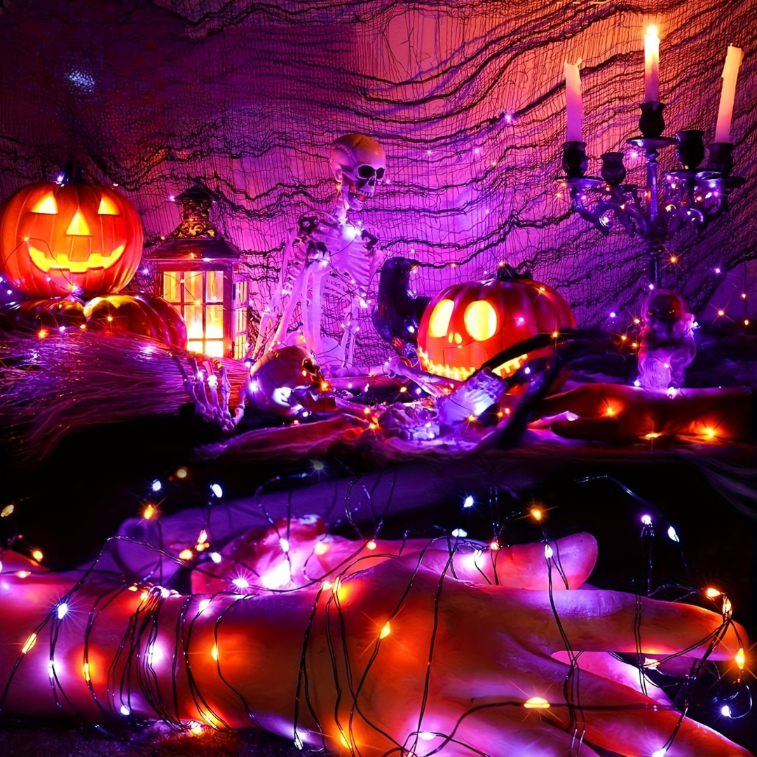 BowLift | Solar-Powered Fairy Lights – Outdoor Halloween String Decoration