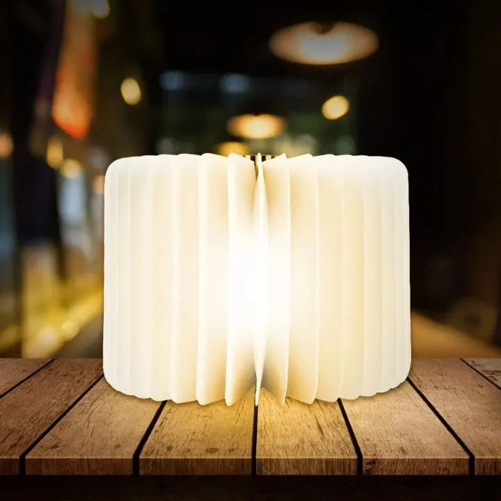 BowLift | Foldable cordless LED wooden lamp – 3 light colors, modern and stylish