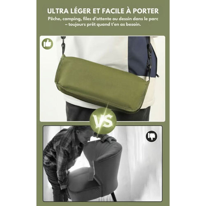 BowLift | in-1 chair bag - waterproof folding chair & rucksack for outdoor adventures