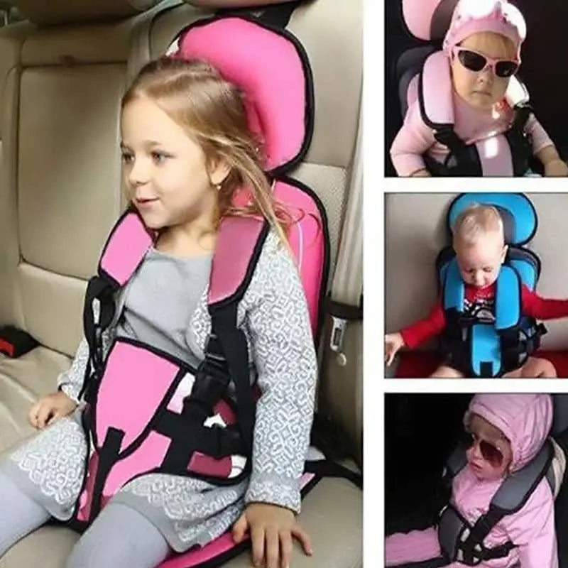 BowLift | Collapsible Child Car Seat with Strap – Secure Hold & Breathable Mesh Fabric