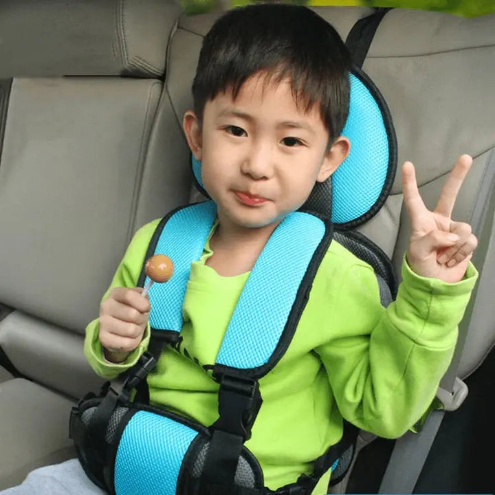 BowLift | Collapsible Child Car Seat with Strap – Secure Hold & Breathable Mesh Fabric