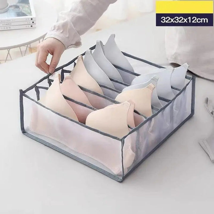 BowLift | Foldable Mesh Dress Organizer – Perfect Separation of Pants & Shirts