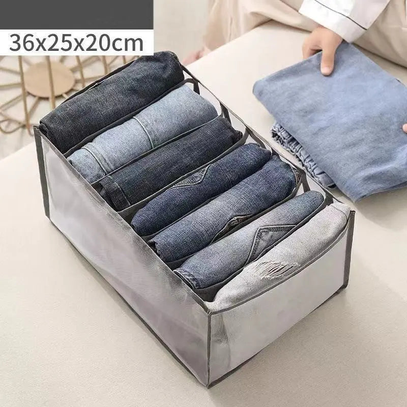 BowLift | Foldable Mesh Dress Organizer – Perfect Separation of Pants & Shirts