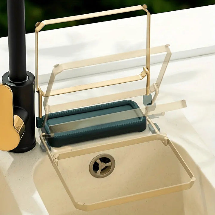 BowLift | Collapsible Sink Strainer with Disposable Net – Hygienic Disposal of Food Residues