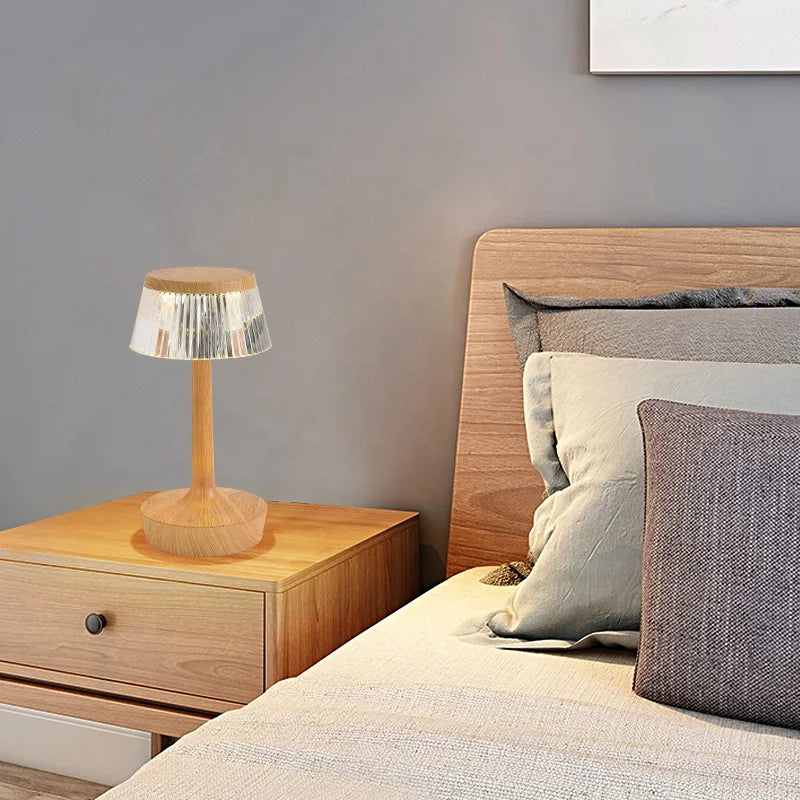 BowLift | Crystal Pendant - Rechargeable Wireless Table Lamp