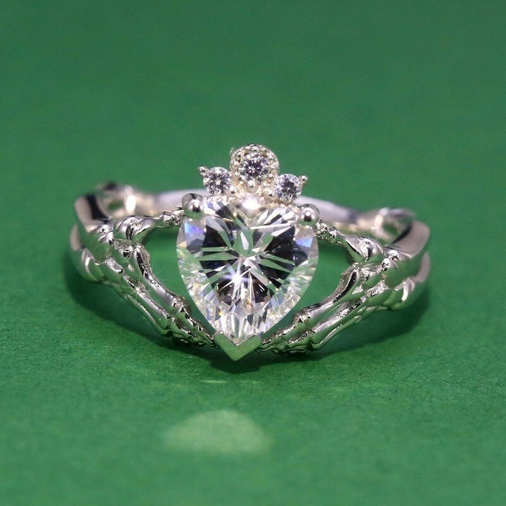 BowLift | Fashion Exquisite Luxury Popular Shiny Green High Quality Zircon Wedding Ring