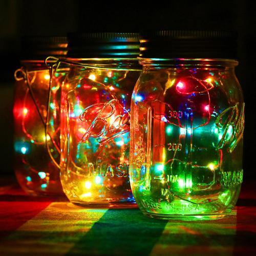 BowLift | LED Fairy Light Solar Powered Mason Jars