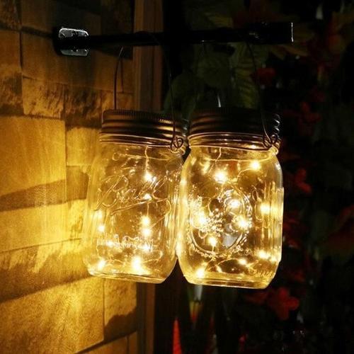 BowLift | LED Fairy Light Solar Powered Mason Jars