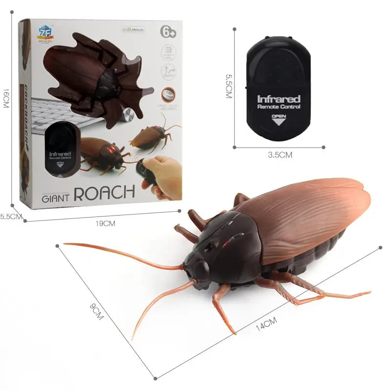BowLift | Remote-controlled Cockroach – Realistic Crawling Effect with Glowing Eyes