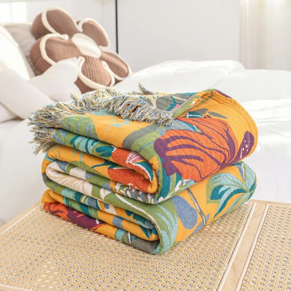 BowLift | Festival Tropics Cotton Blanket
