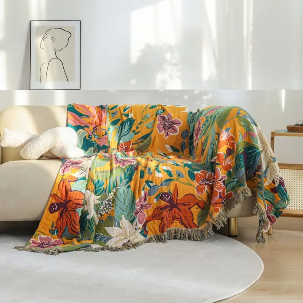 BowLift | Festival Tropics Cotton Blanket