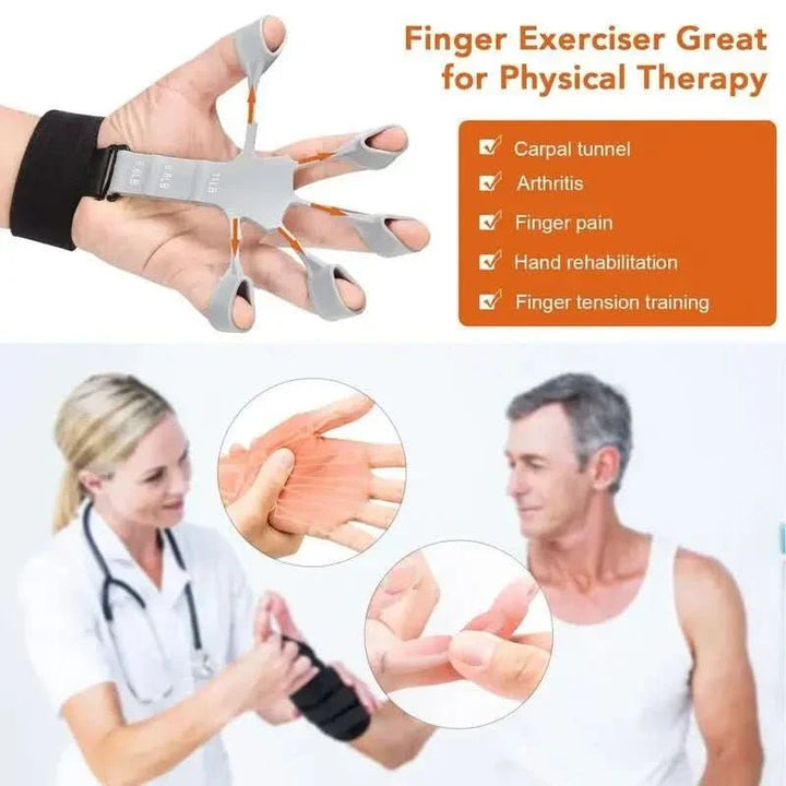 BowLift | Finger & hand trainer with 6 resistance levels for more grip strength & flexibility