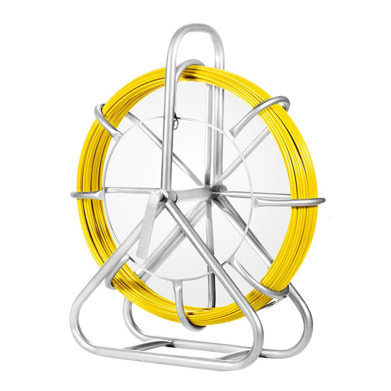 BowLift | Fish Tape Fiberglass Reel Wire Cable Running Rod Pipe Dredge Fish Tape Puller 6mm, Salvage Tool For Wall And Electrical Duct