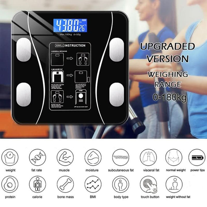BowLift | Intelligent Body Analysis Scale with App & 11 Measurement Values