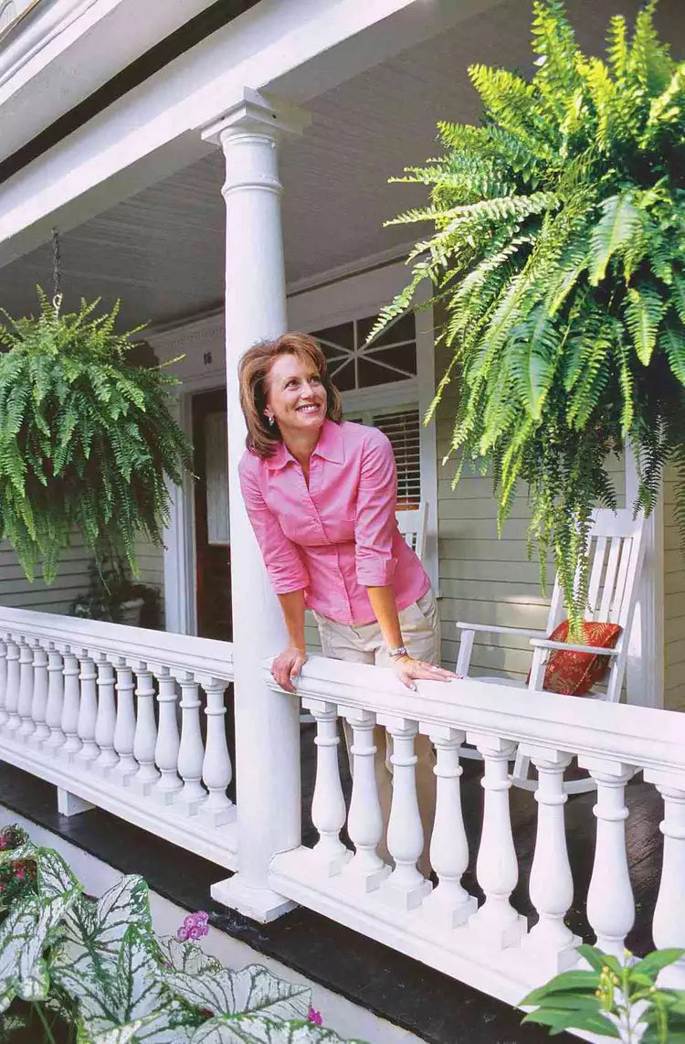 BowLift | UV Resistant Artificial Boston Fern | Lifelike, Waterproof & Maintenance-Free for Outdoor Décor