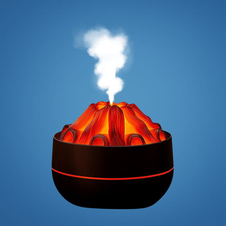 FlameMist | Essential Oil Diffuser – Flame LED – Two Mist Modes – Quiet USB Design – Home Relaxation Bowlift