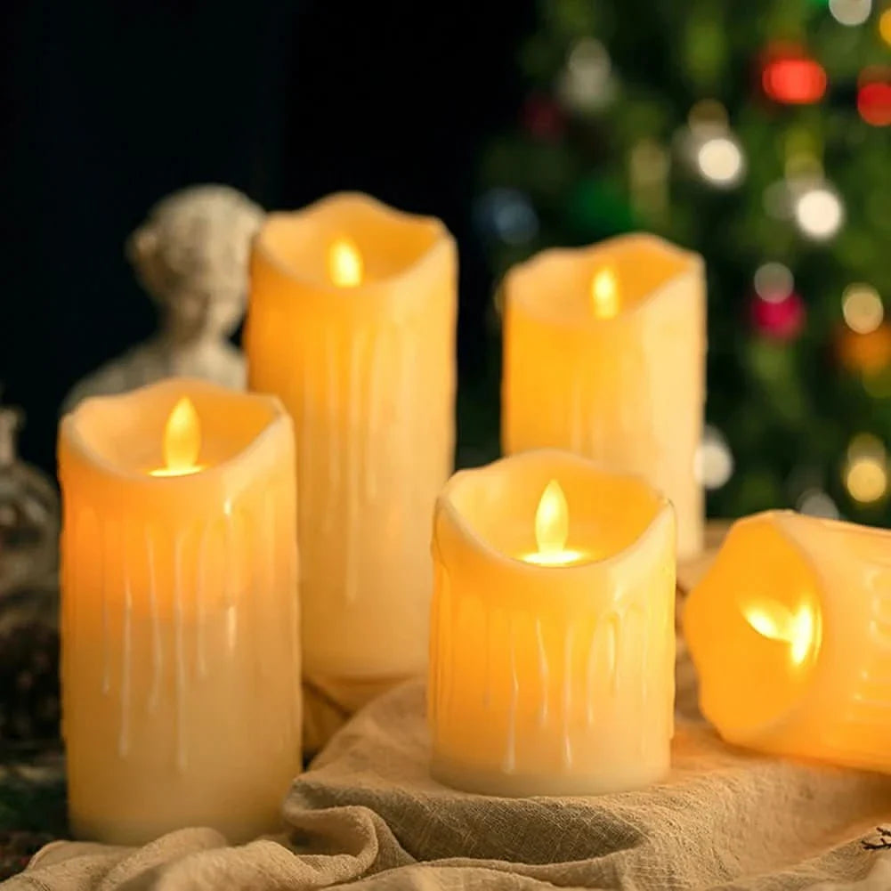 BowLift | Flameless Electronic Decoration, Set in Ivory White