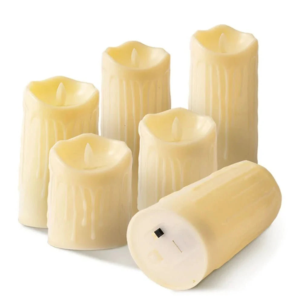 BowLift | Flameless Electronic Decoration, Set in Ivory White