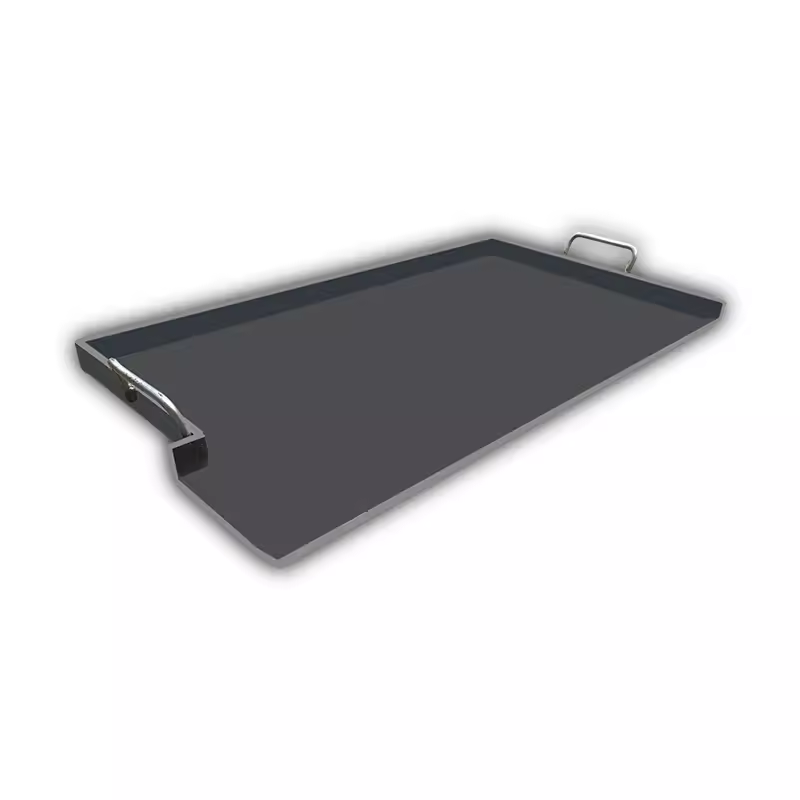 BowLift | Flat Top Plancha Comal 50*40cm Universal Flat Top Rectangular Pan, Bbq Charcoal/Gas Grill With 2 Handles, Suitable For Grilling At Camping, Tailgating And Parties