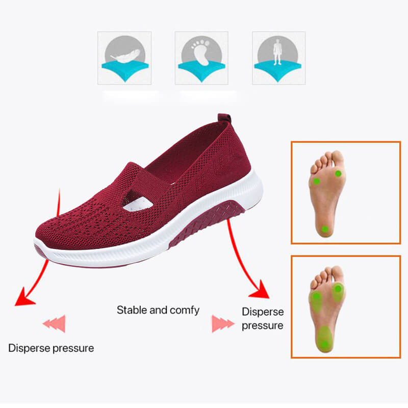BowLift | Flat non-slip slip-on shoes