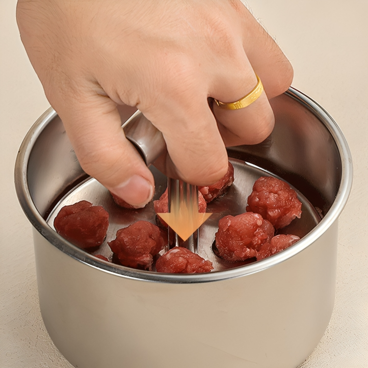 BowLift | Stainless Steel Meatball Mold Equal Size Kitchen Helper