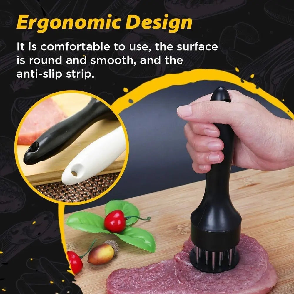 BowLift | Meat Tenderizer – Stainless Steel Needle Blades for more tender and faster cooked meat!