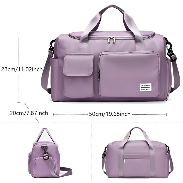 BowLift | Waterproof Travel Bag with Shoe Compartment – Lightweight Weekend Bag with Plenty of Storage Space