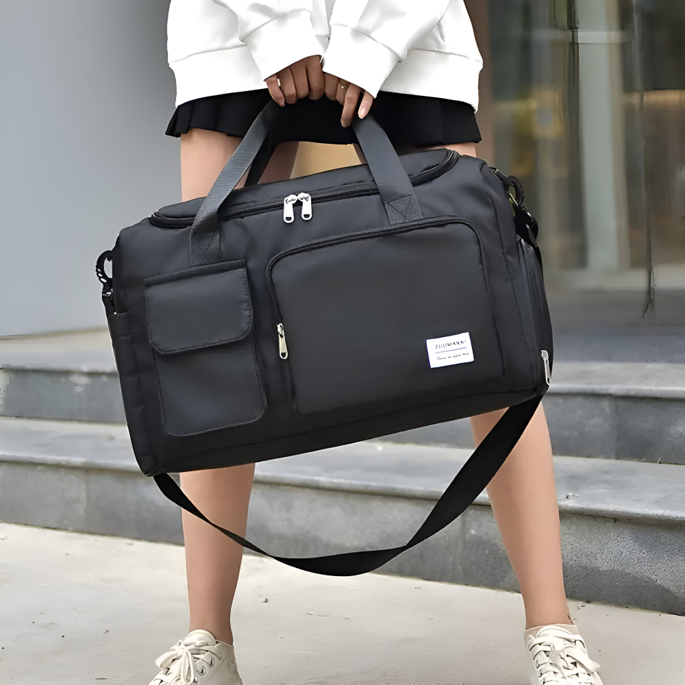 Waterproof Travel Bag with Shoe Compartment – Lightweight Weekend Bag with Plenty of Storage | Bowlift