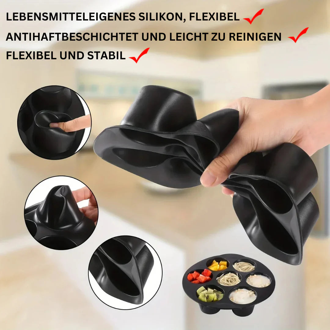 BowLift | Silicone Muffin Pan for Air Fryer – Non-stick & Flexible for Muffins, Cupcakes & Snacks