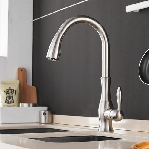 BowLift | SinkFlow Pull-Out Kitchen Faucets for Modern Kitchens
