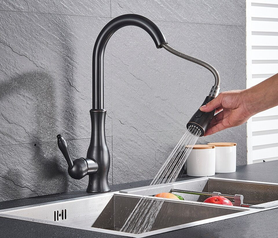 BowLift | SinkFlow Pull-Out Kitchen Faucets for Modern Kitchens