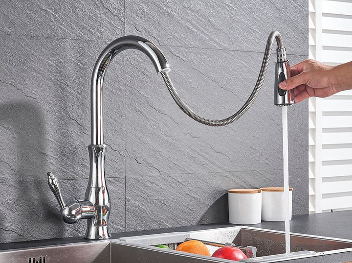 BowLift | SinkFlow Pull-Out Kitchen Faucets for Modern Kitchens