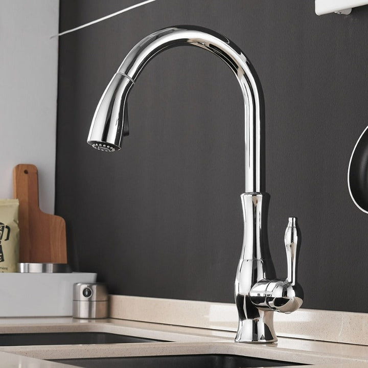BowLift | SinkFlow Pull-Out Kitchen Faucets for Modern Kitchens