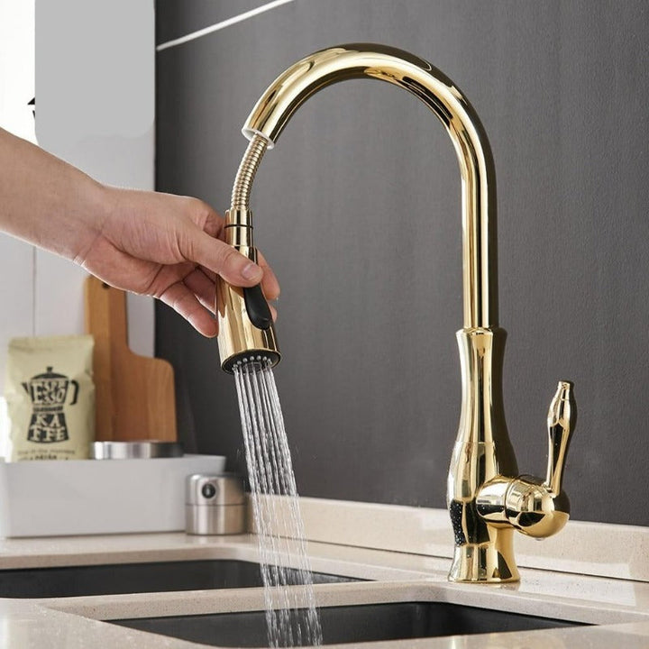 BowLift | SinkFlow Pull-Out Kitchen Faucets for Modern Kitchens