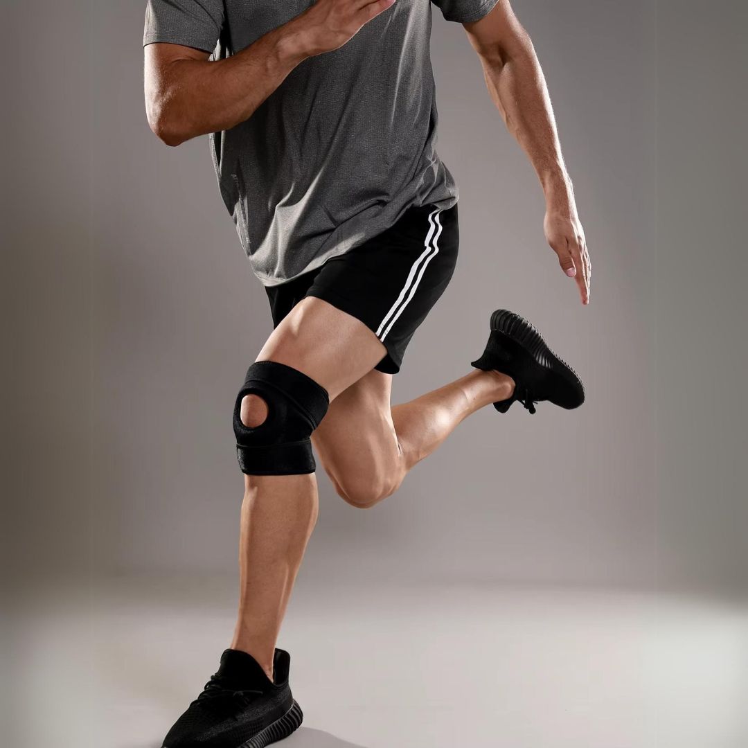 FlexiKnee Adjustable Knee Protection | Customisable Support and Cushioning - for Injury Prevention and Comfort During Activities Bowlift