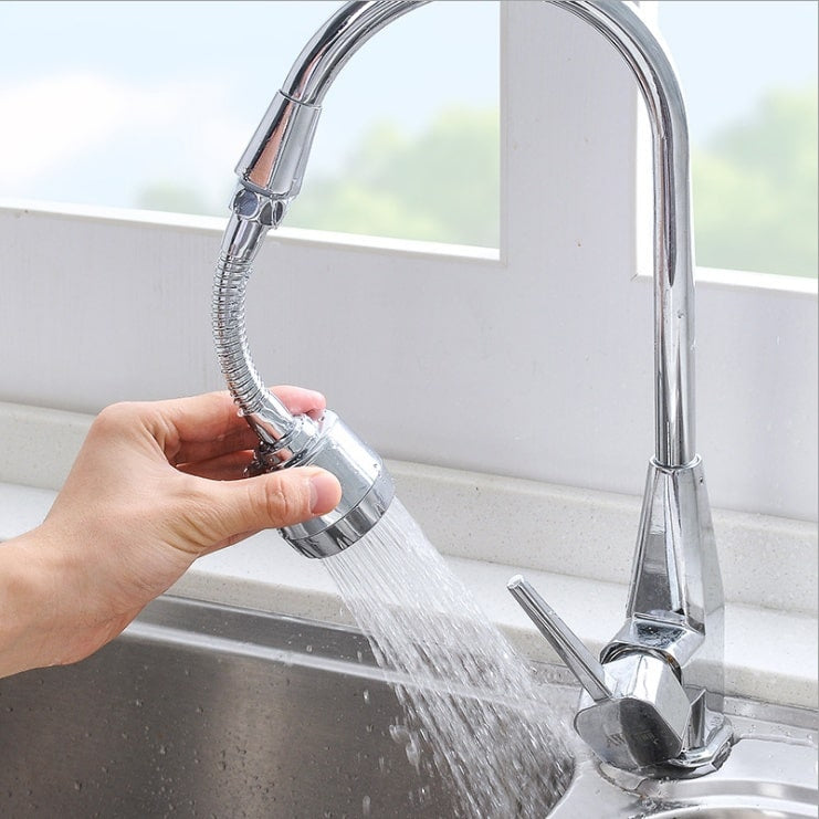 Water-saving attachment made of stainless steel, 360-degree movable and extendable | Bowlift