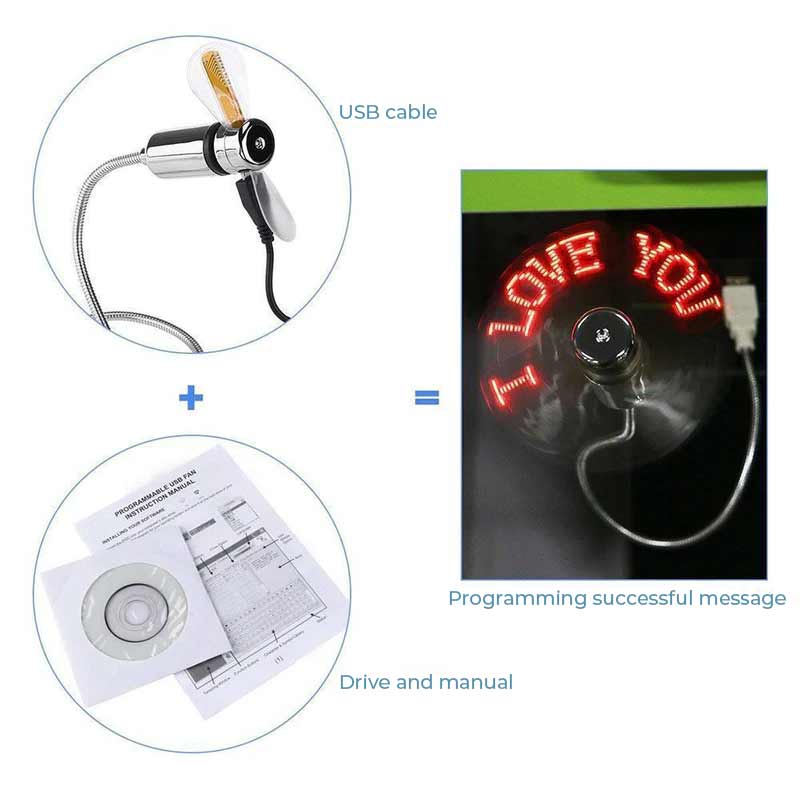 Flexible USB Fan | Bowlift